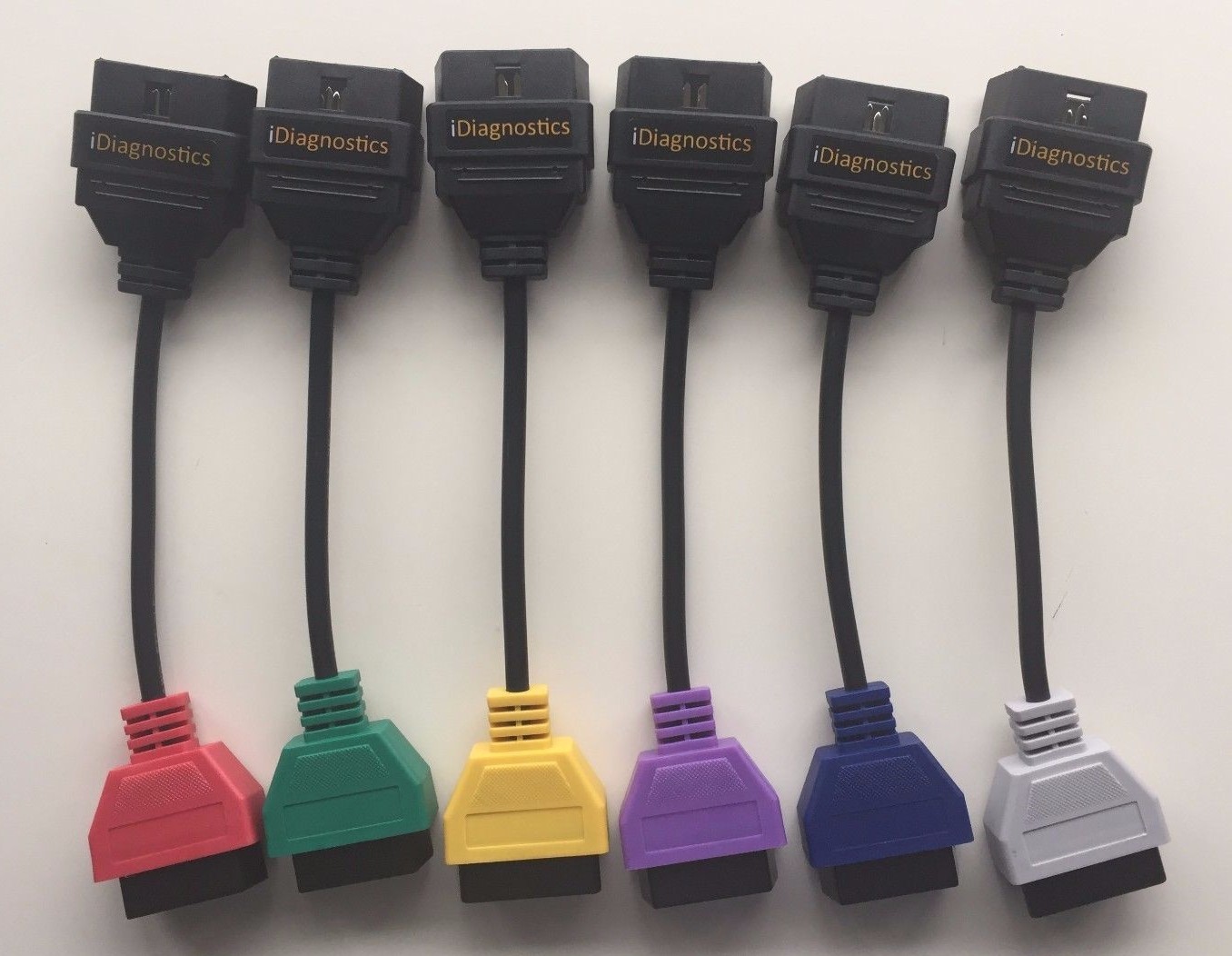 6 Adapter diagnostic cable set fiat alfa Diagnostics MULTIECUSCAN FIATECUSCAN