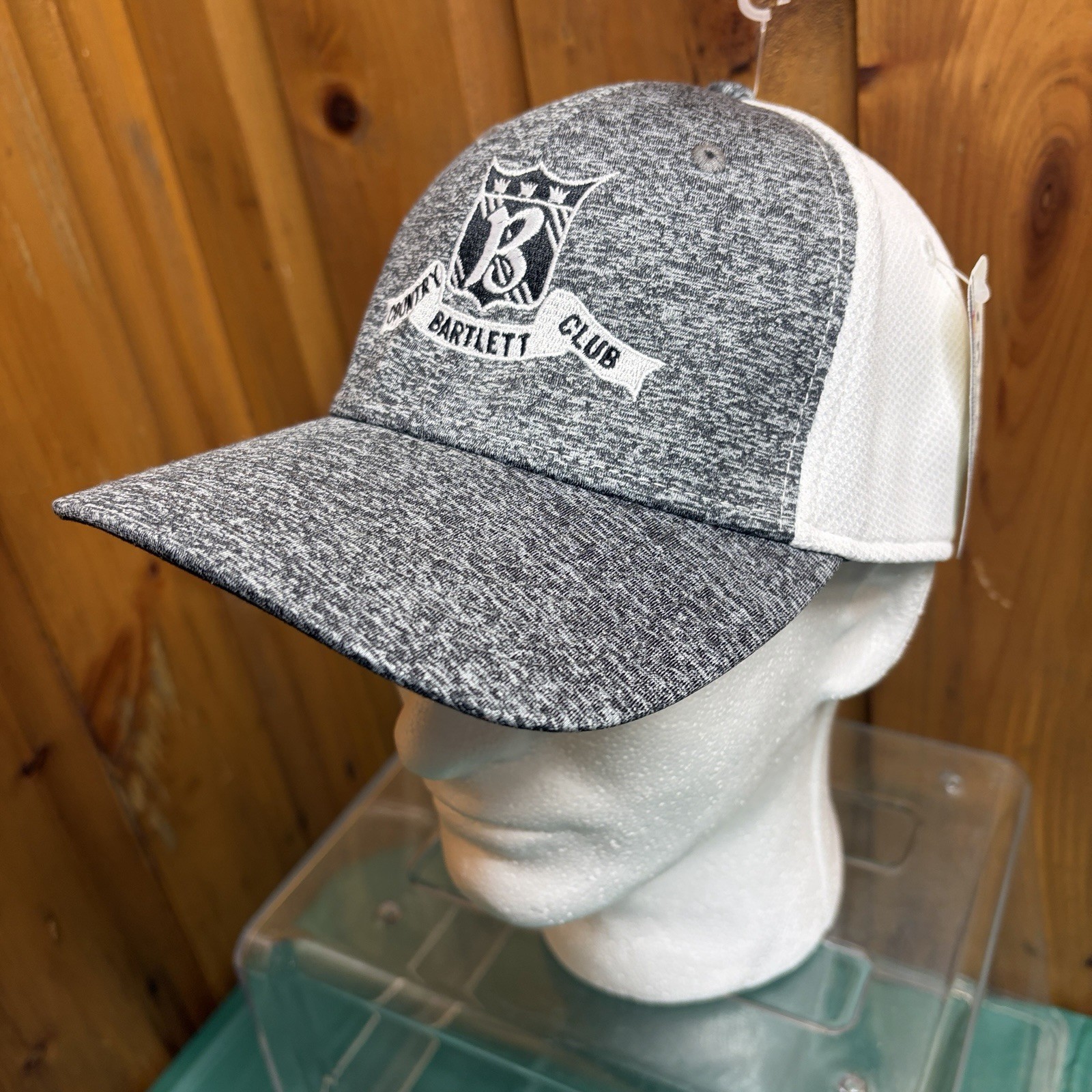 NWT Bartlett Country Club Golf Baseball Cap Olean NY Gray Hat OSFA Ouray