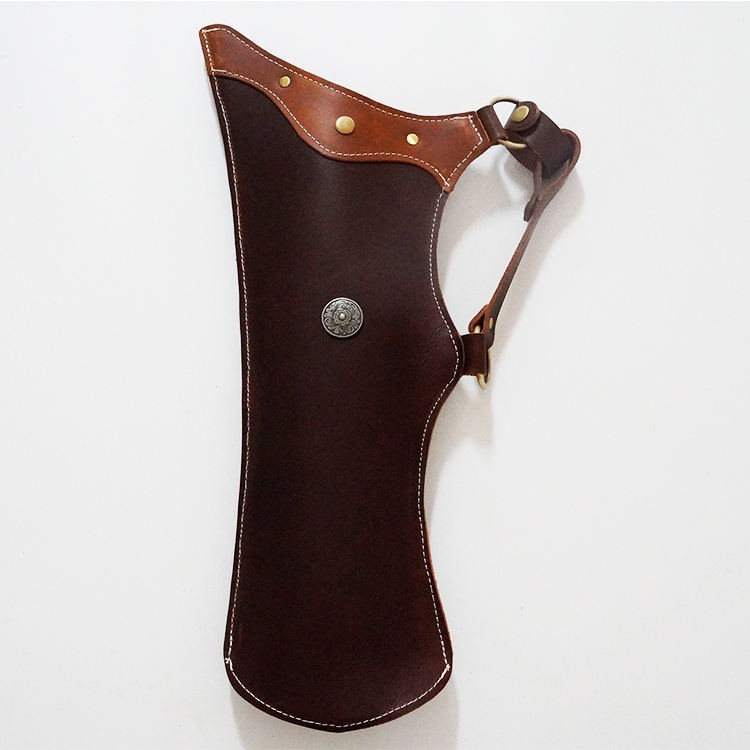 AF Archery Pure Leather Arrow Quiver 20 Arrows Capacity Waist Belt Lightweight
