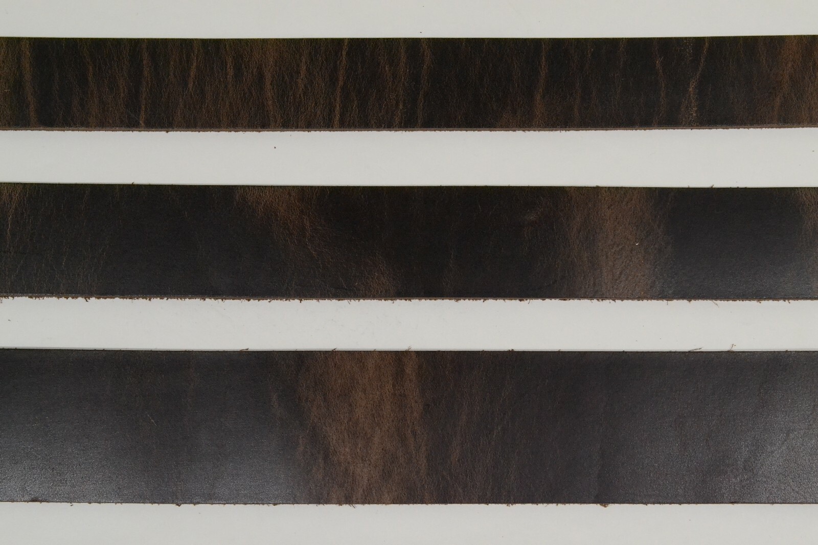 Belt Strip - Chocolate rustic oil tan pullup - 64" - Various Widths (E418)