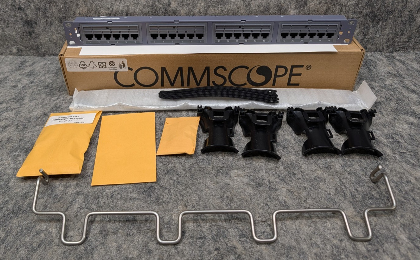 Commscope 360-IPR-1100-E-GS3-1U-24 760152561 SYSTIMAX 360 GigaSPEED XL
