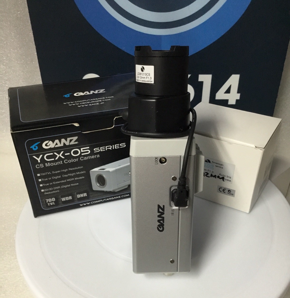 GANZ YCX-05 Series Security Color Camera W/ 2.8-12mm 700TVL WDR Day/Night NEW!