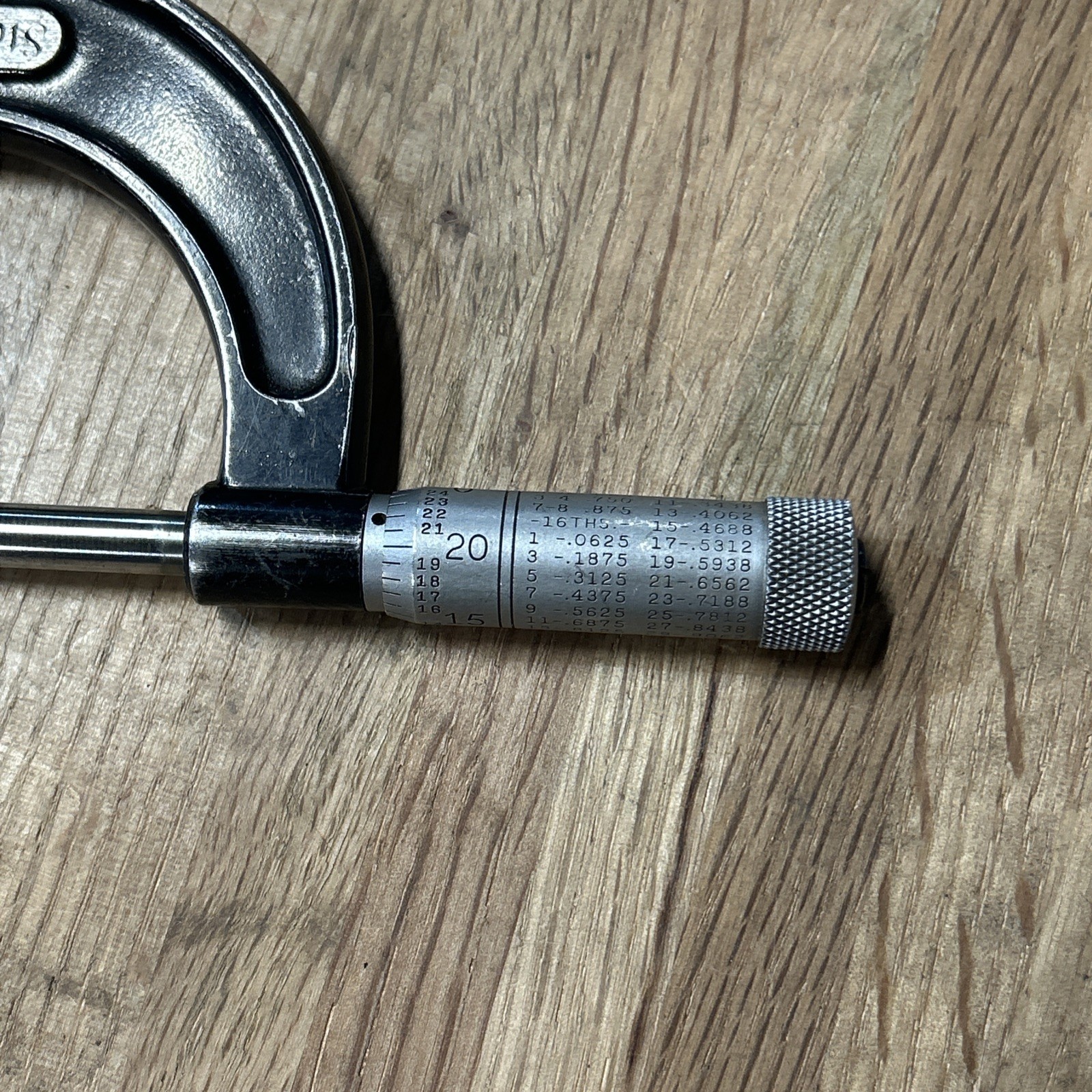 Starrett no. 436 Outside Micrometer 1-2" Range