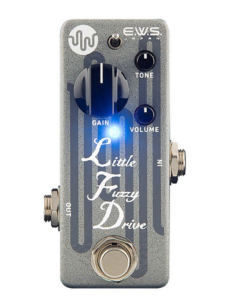 E.W.S. Little Fuzzy Drive Fuzz Pedal Ge Transistor Used
