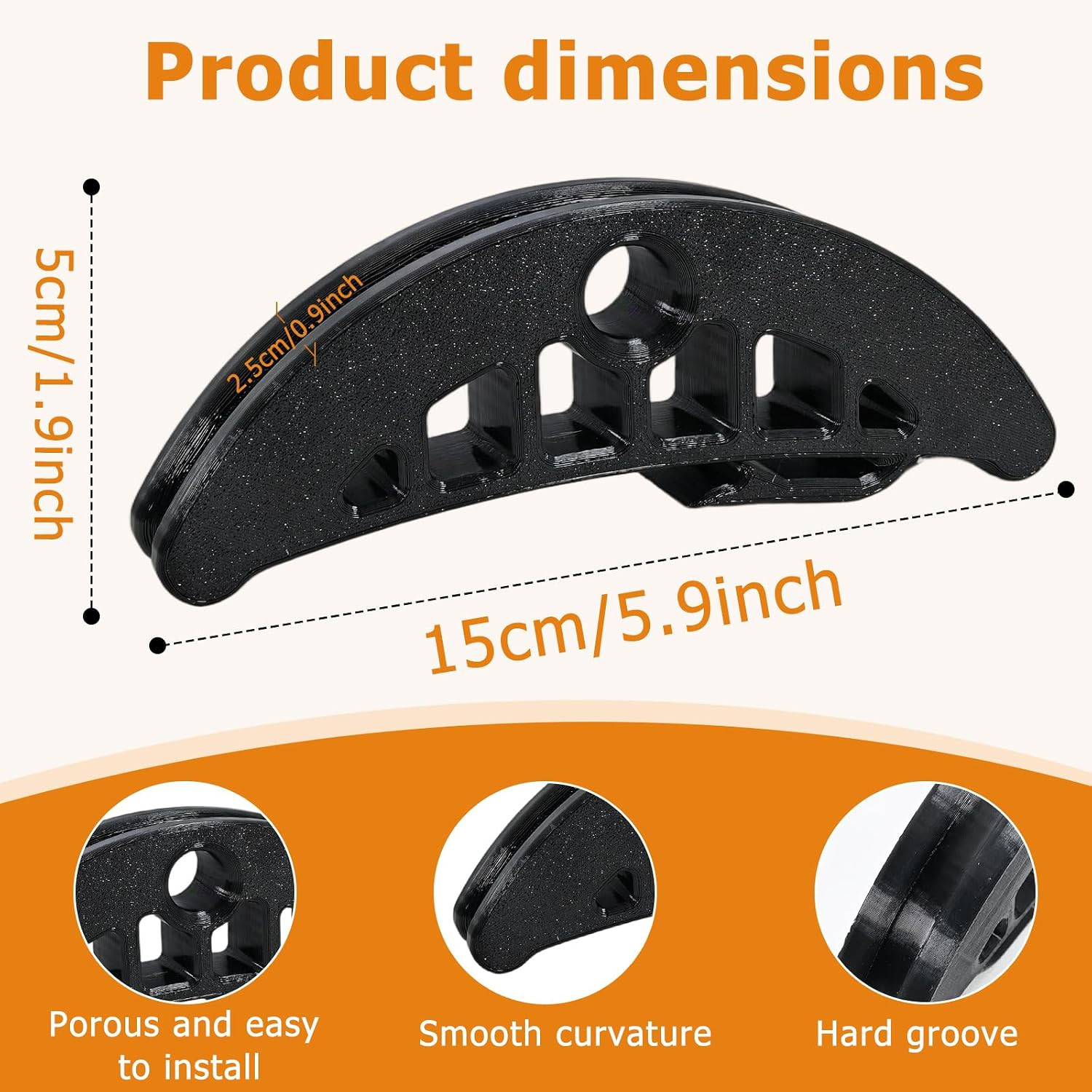 Saddle Bridge Spreader 2-Pack, Hip Pinch Reliever for Tree Saddle Hunting, Quick