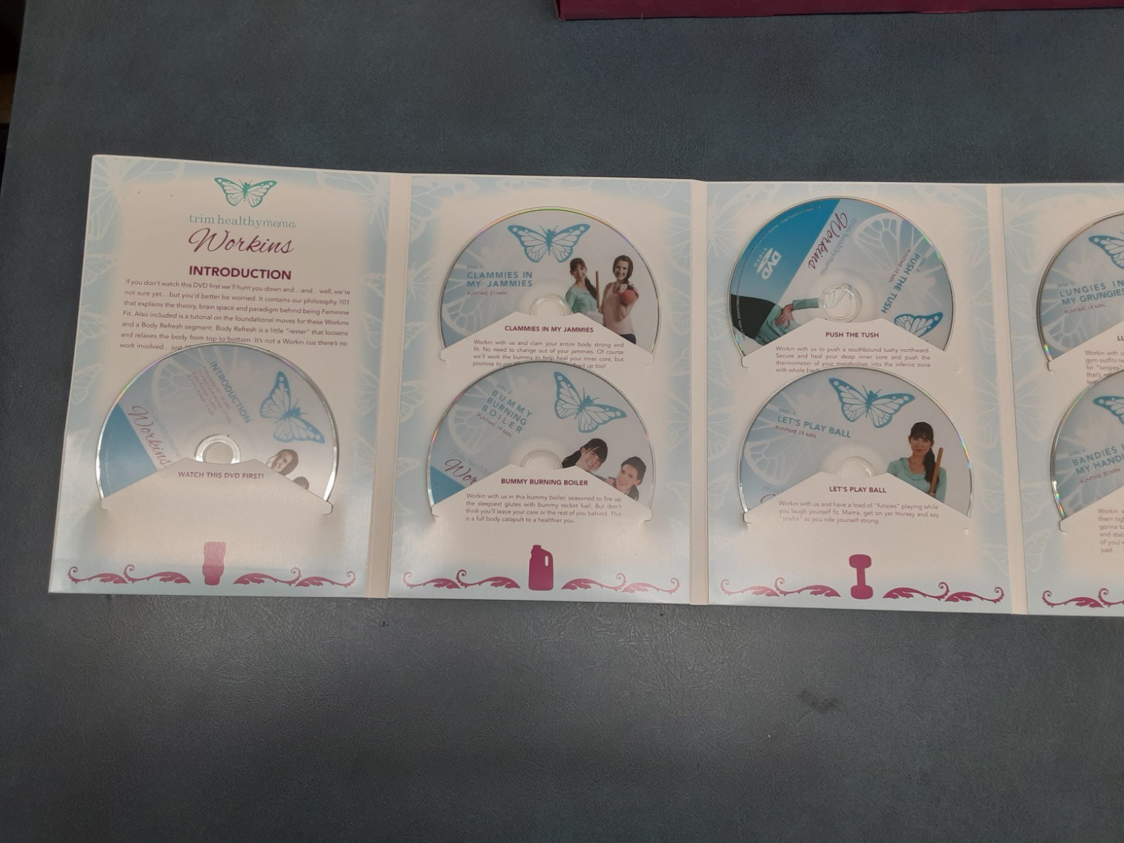 Trim Healthy Mama Workins DVD Exercise/ Complete Set