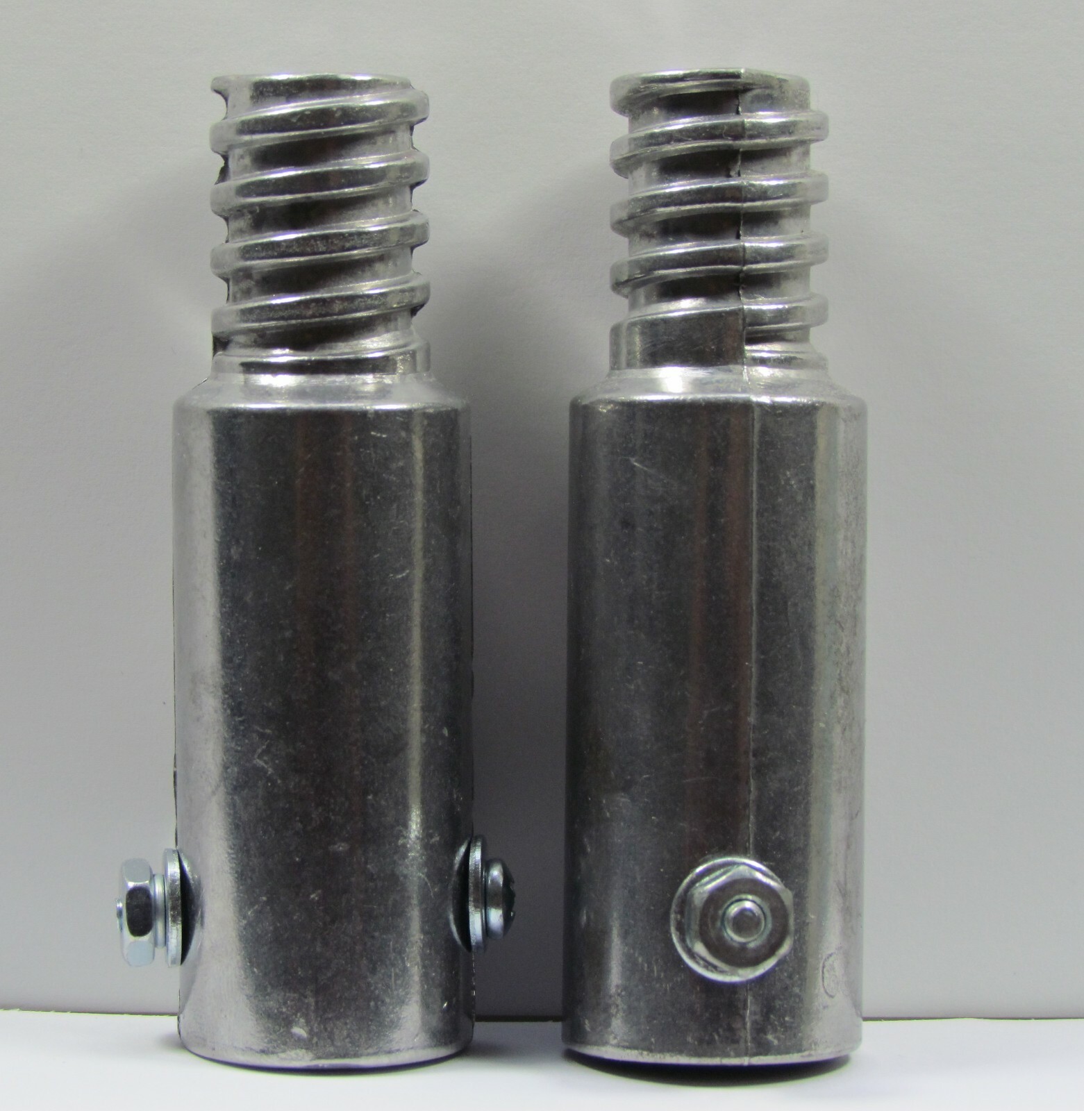 2pc Metal Threaded Tips For 3/4" (.75") Wood Poles. (Buy 3 Get 1 Free)  T