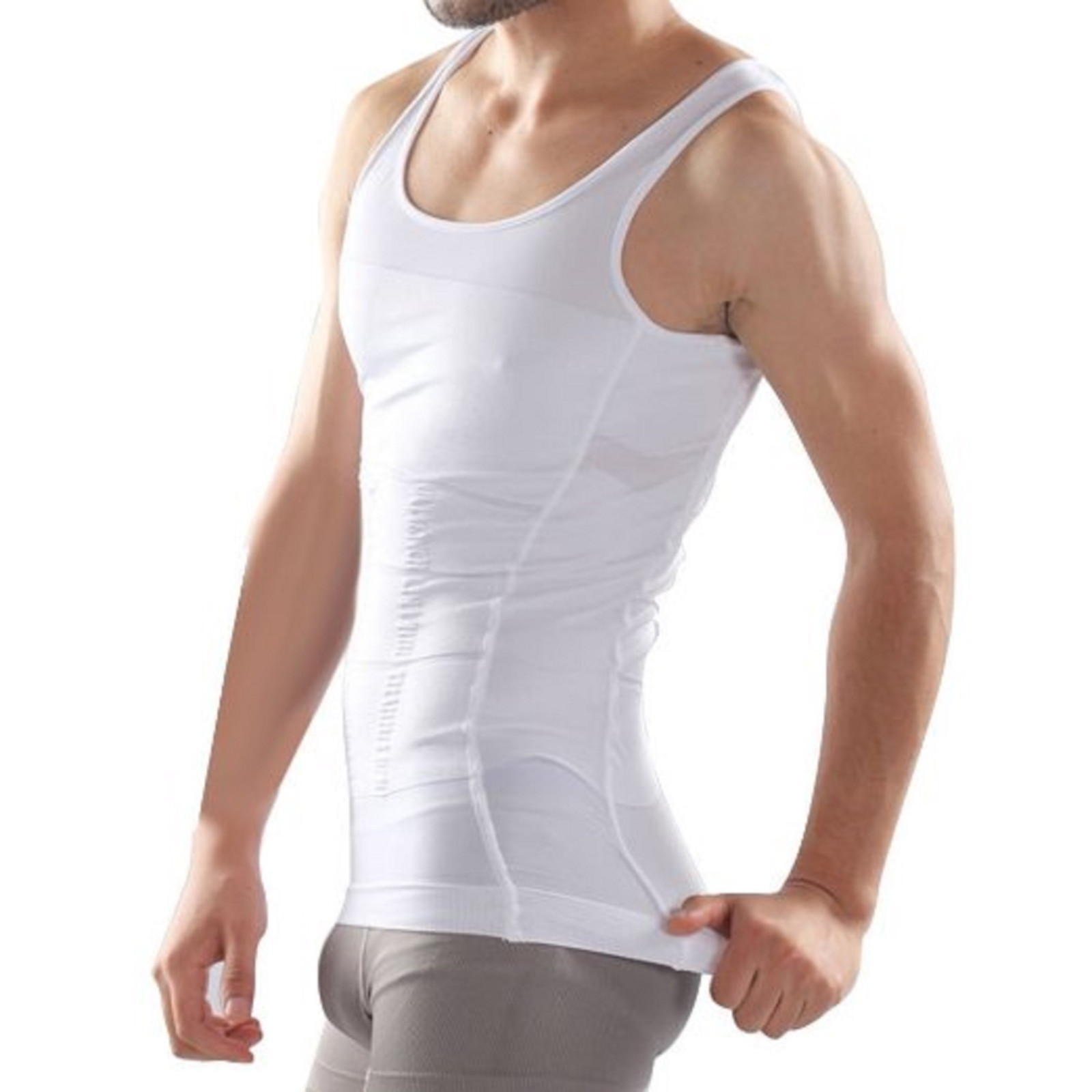 Beautyko USA Endurance Enhancing Compression Trim Undershirtm, 1pair