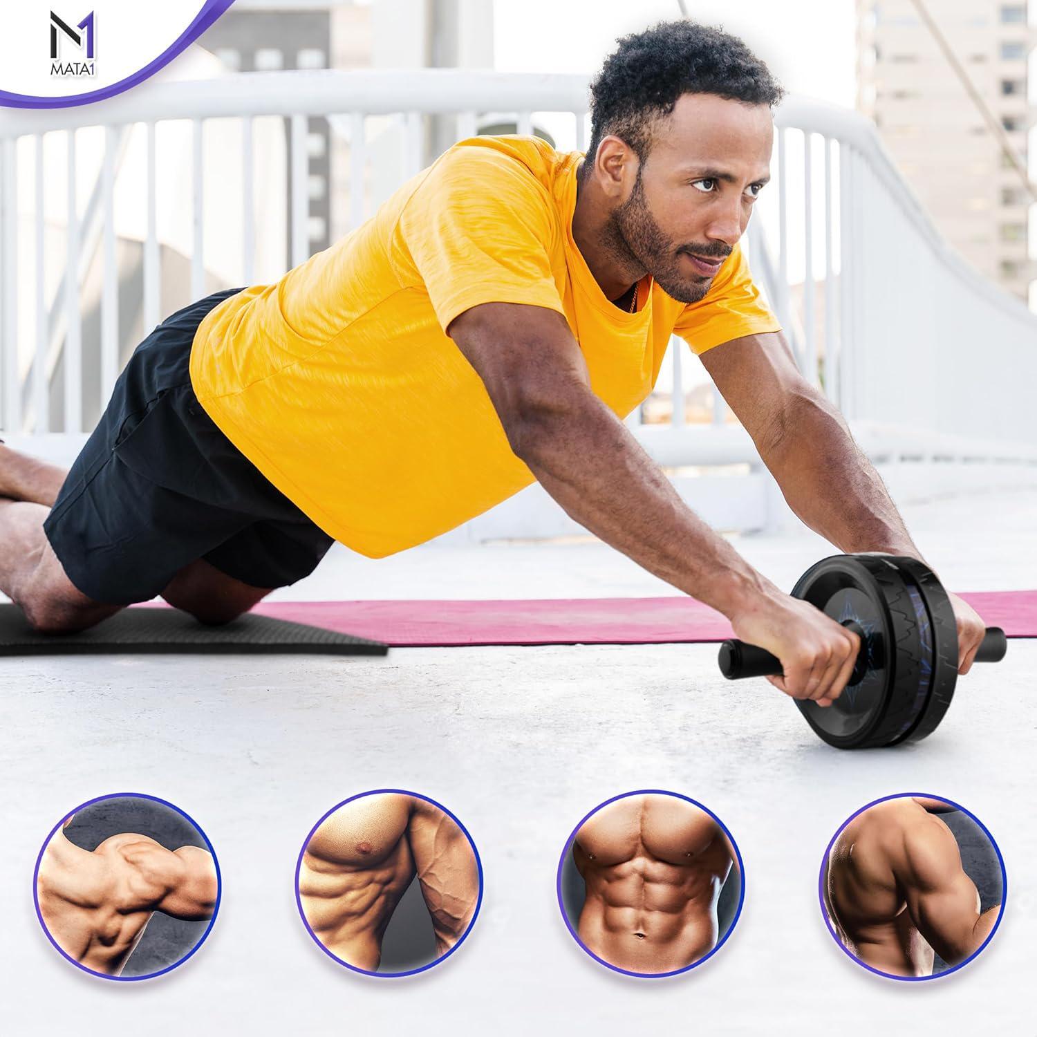 Ab Roller Wheel, Abs Workout Machine, Perfect For Core And Abdominal Strength