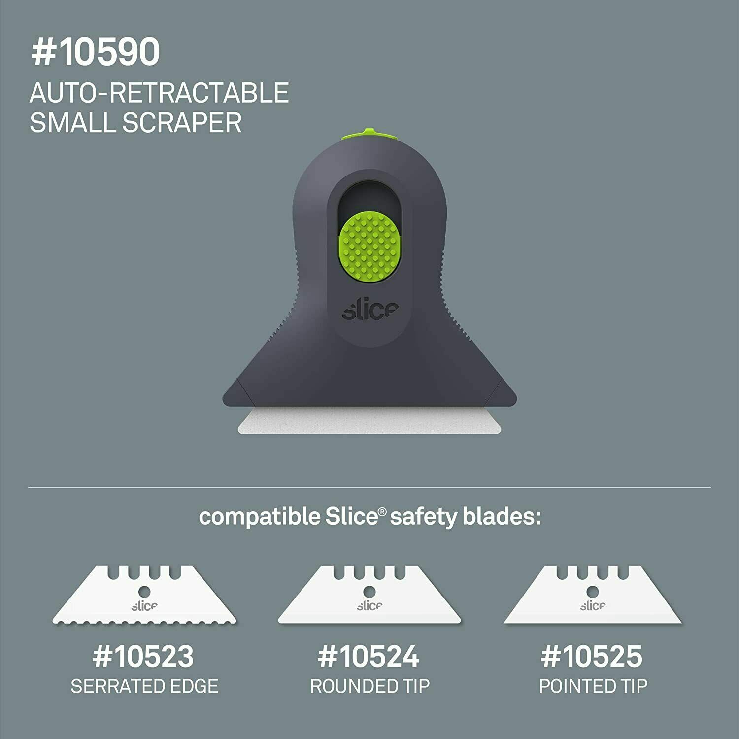 Slice® Mini Utility Scraper Auto-Retractable Ceramic Blade