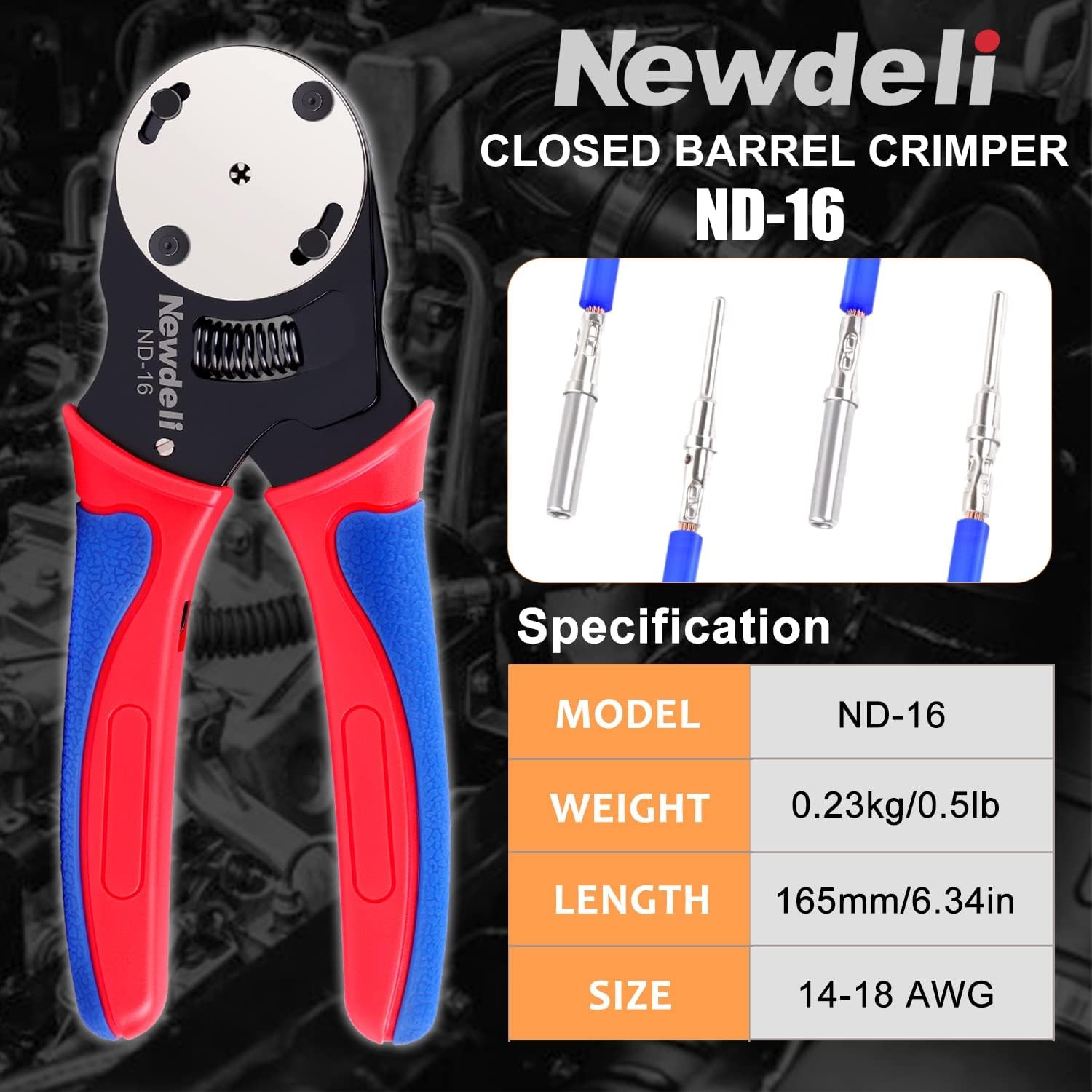 Deutsch Crimp Tool Size 16 Deutsch Connector Tool 4 Way Indent 8 Impression Type