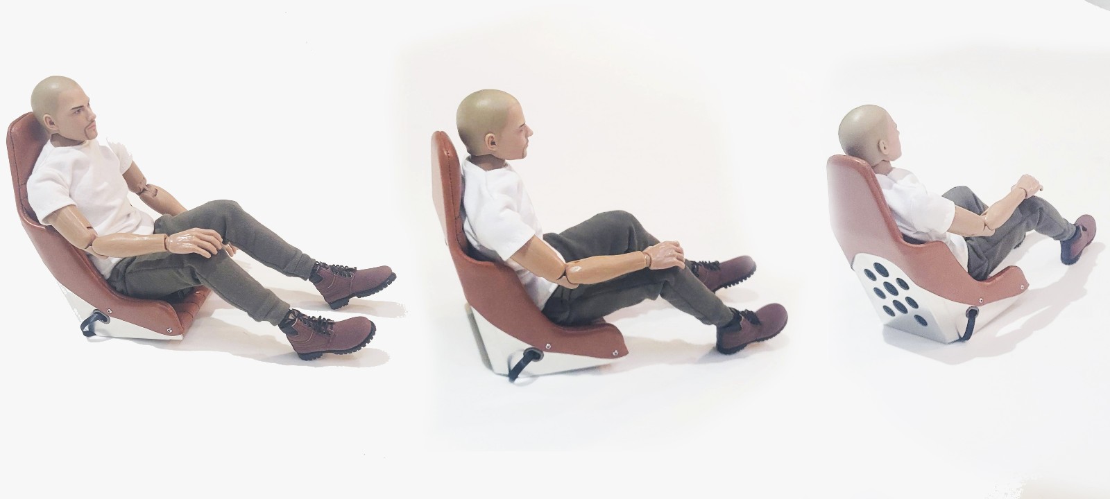 1/6 RC Scale Custom Aluminum Racing Seat