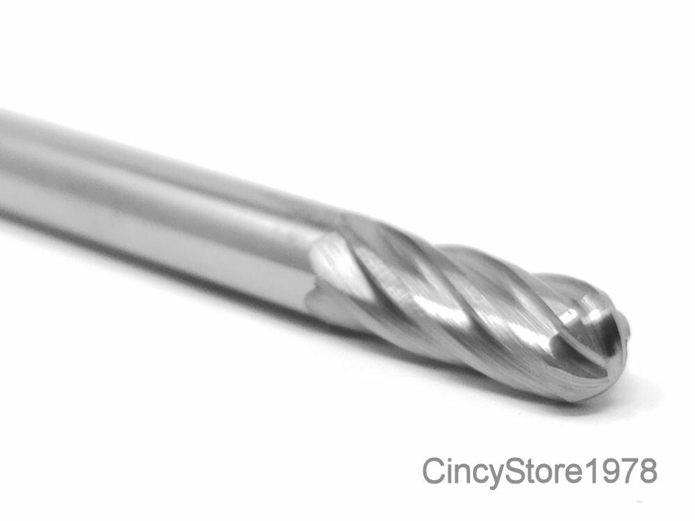 SC1NF Aluminum Cut Tungsten Carbide Burr Bur Cutting Tool Die Grinder Bit 1/4"