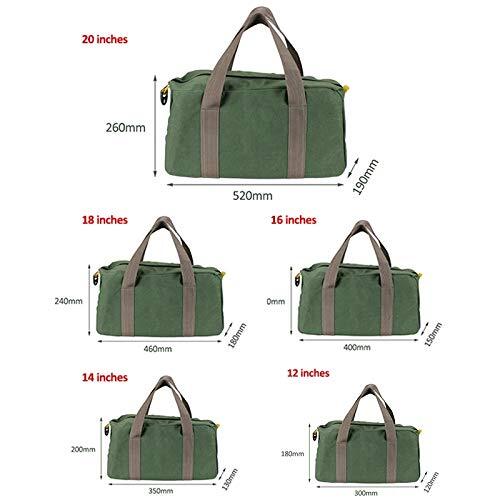 Large Capacity Tool Bag Multifunction Waterproof Oxford Canvas Hand Tool