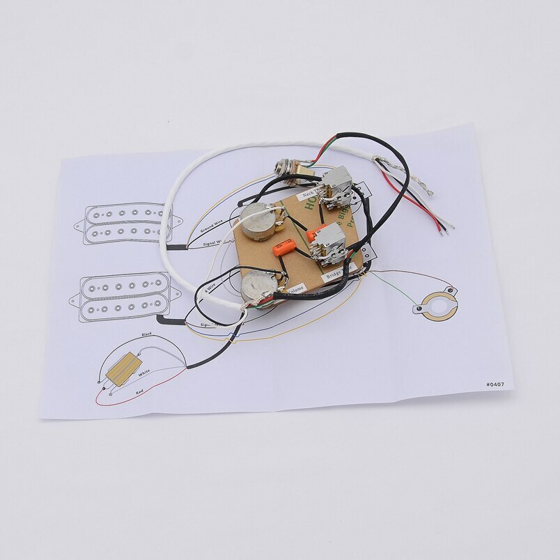 Loaded Pre-wired Electric Guitar CTS & Alpha Push Pull Wiring Harness Prewired