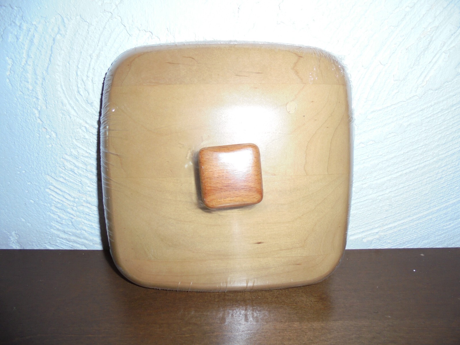 Longaberger At Home Seedling Basket WoodCrafts Lid w/Knob #50950 - NEW