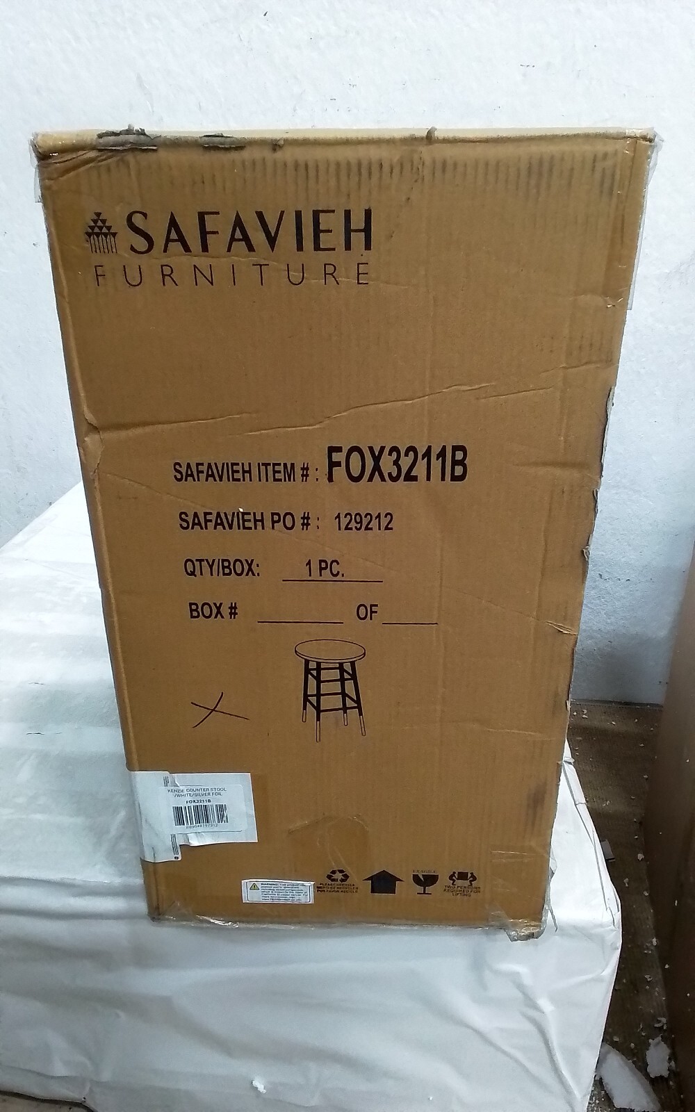 Safavieh KENZIE COUNTER STOOL, Reduced Price 2172730614 FOX3211B