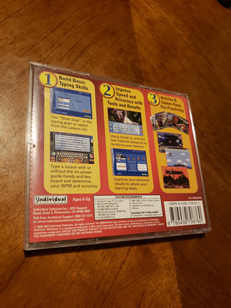 TYPING Quick & Easy Scholastic Typing Skills Course CD ROM Typing for PC
