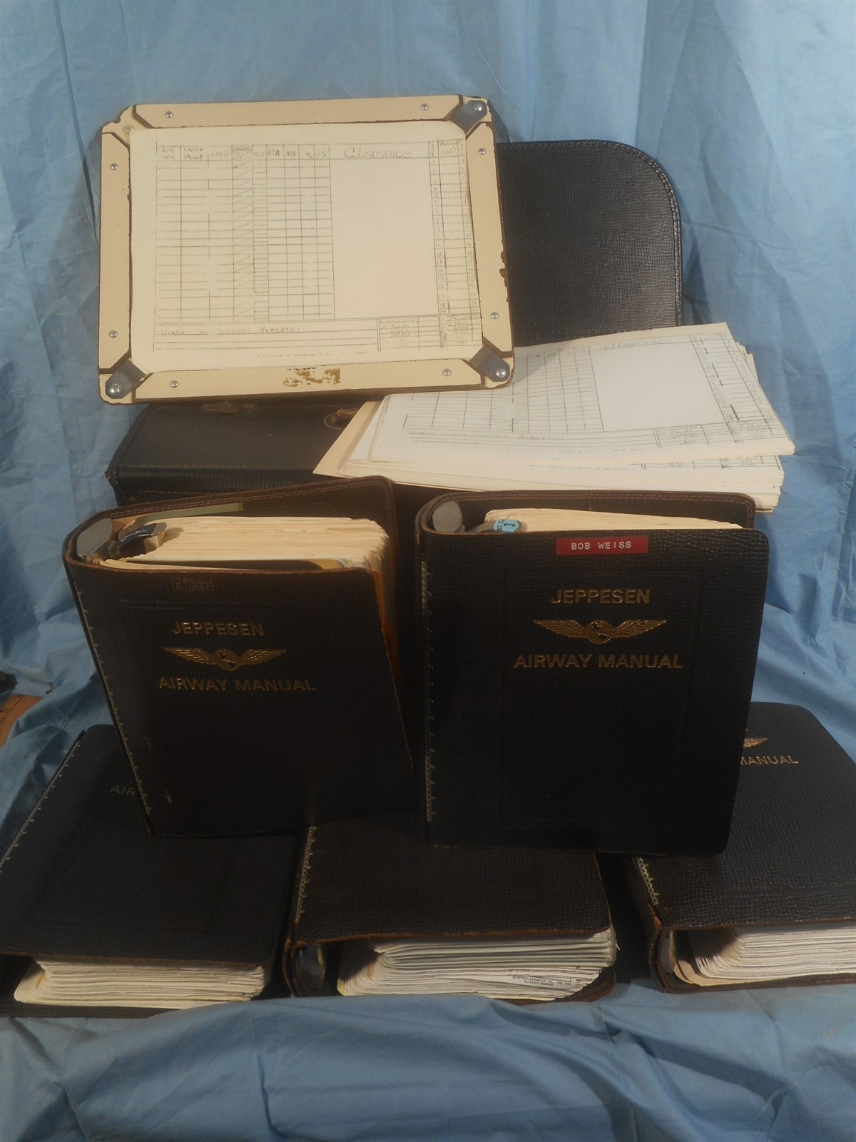 VTG Jeppesen Airway Manuals US 1-4 JAID FULL mid to late 1980s, old estate find