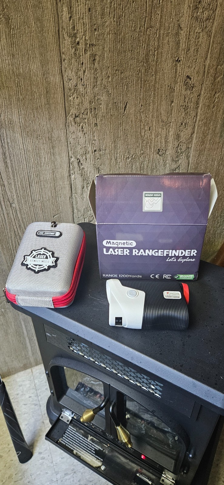 1200Y Range Finder Golf with Magnet, Accuracy ±1 Yard, 9 Mode, 6X Magnifica