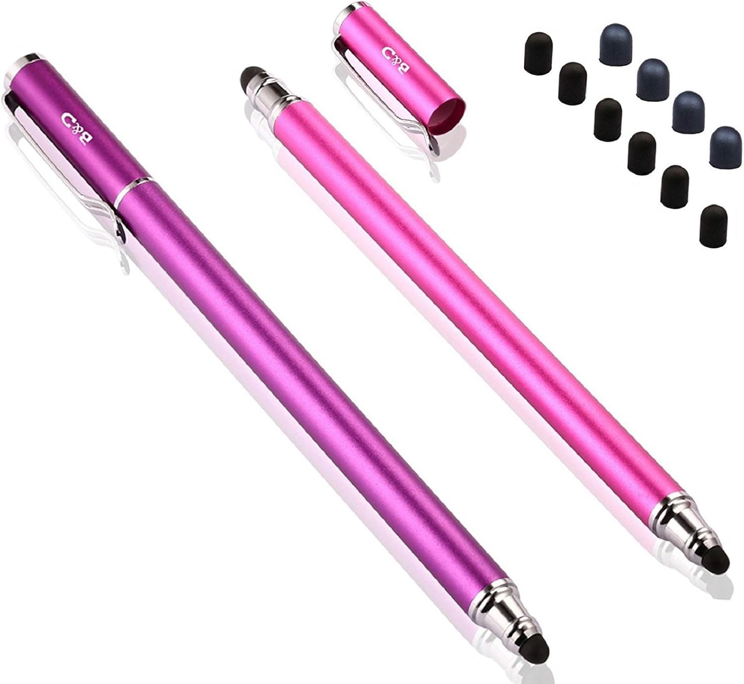 2 Pcs Stylus Pen Pens For Touch Screens IPad IPhone Tablets Stylists Fine Tip US
