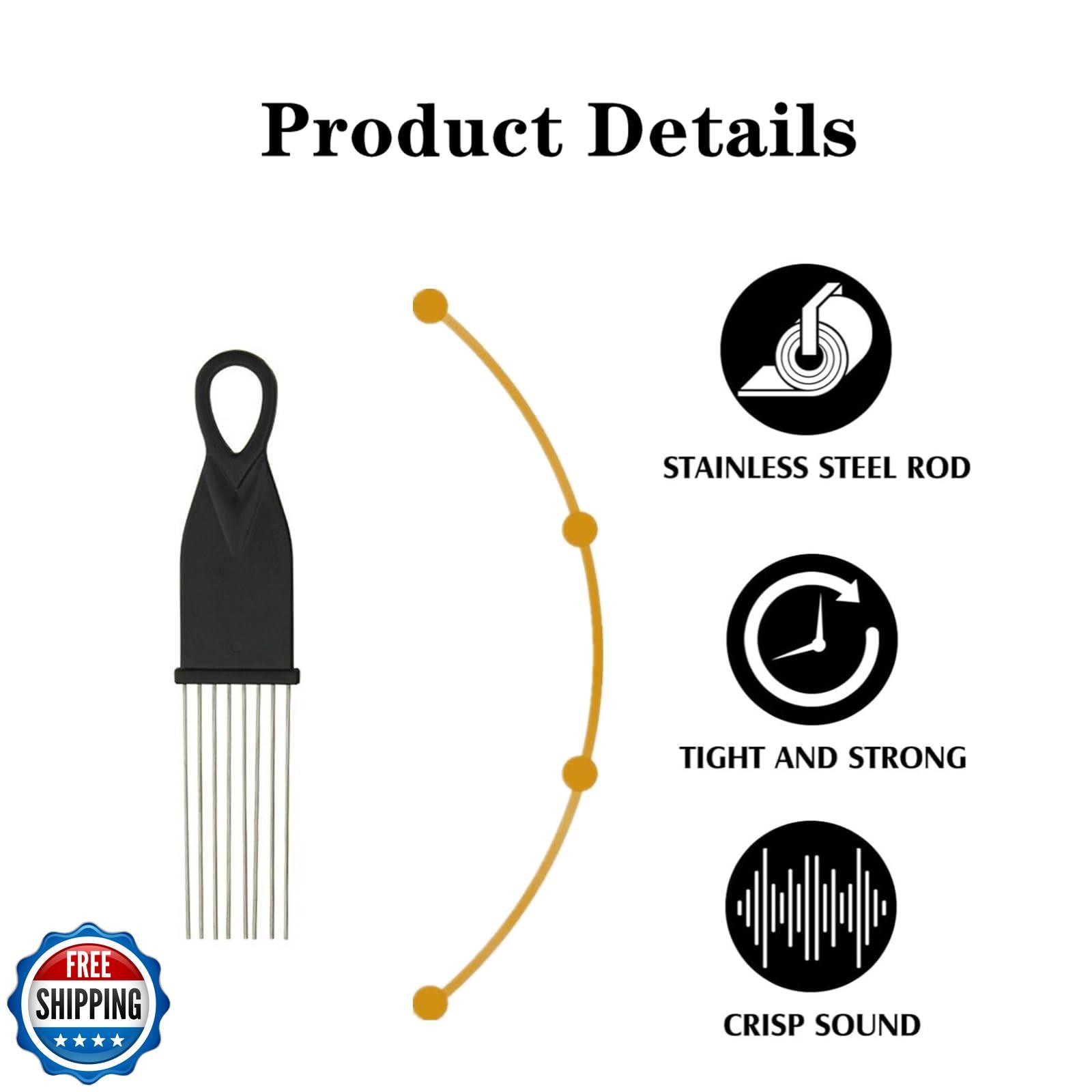 1 PCS Guiro Scraper Comb Professional Latin Percussion Comb-Style Scraper Gui