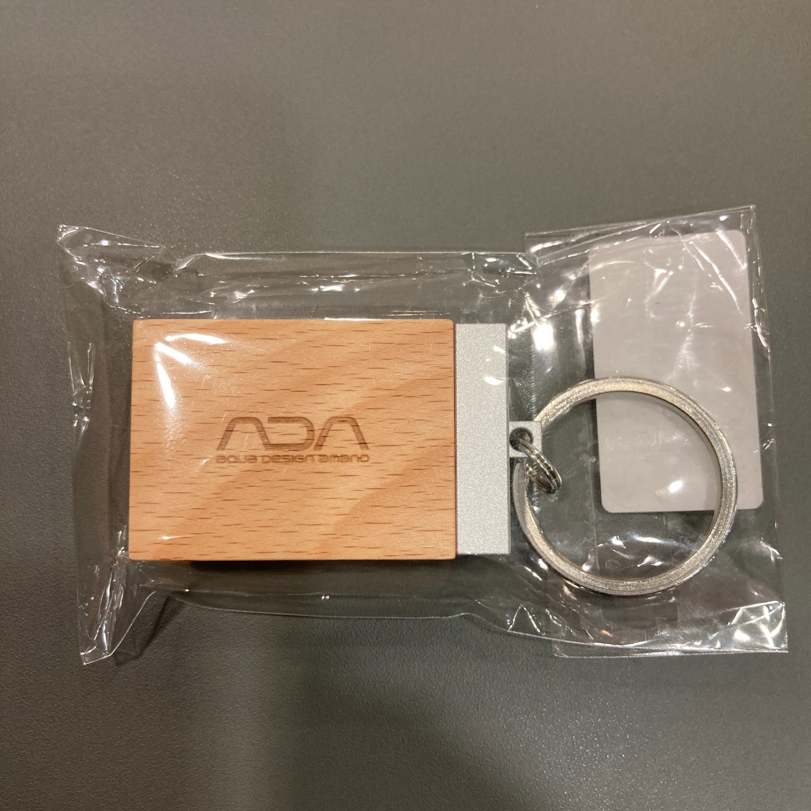 ADA IAPLC FES 2025 Limited Keychain Wood Beech Aqua Design Amano Key Ring