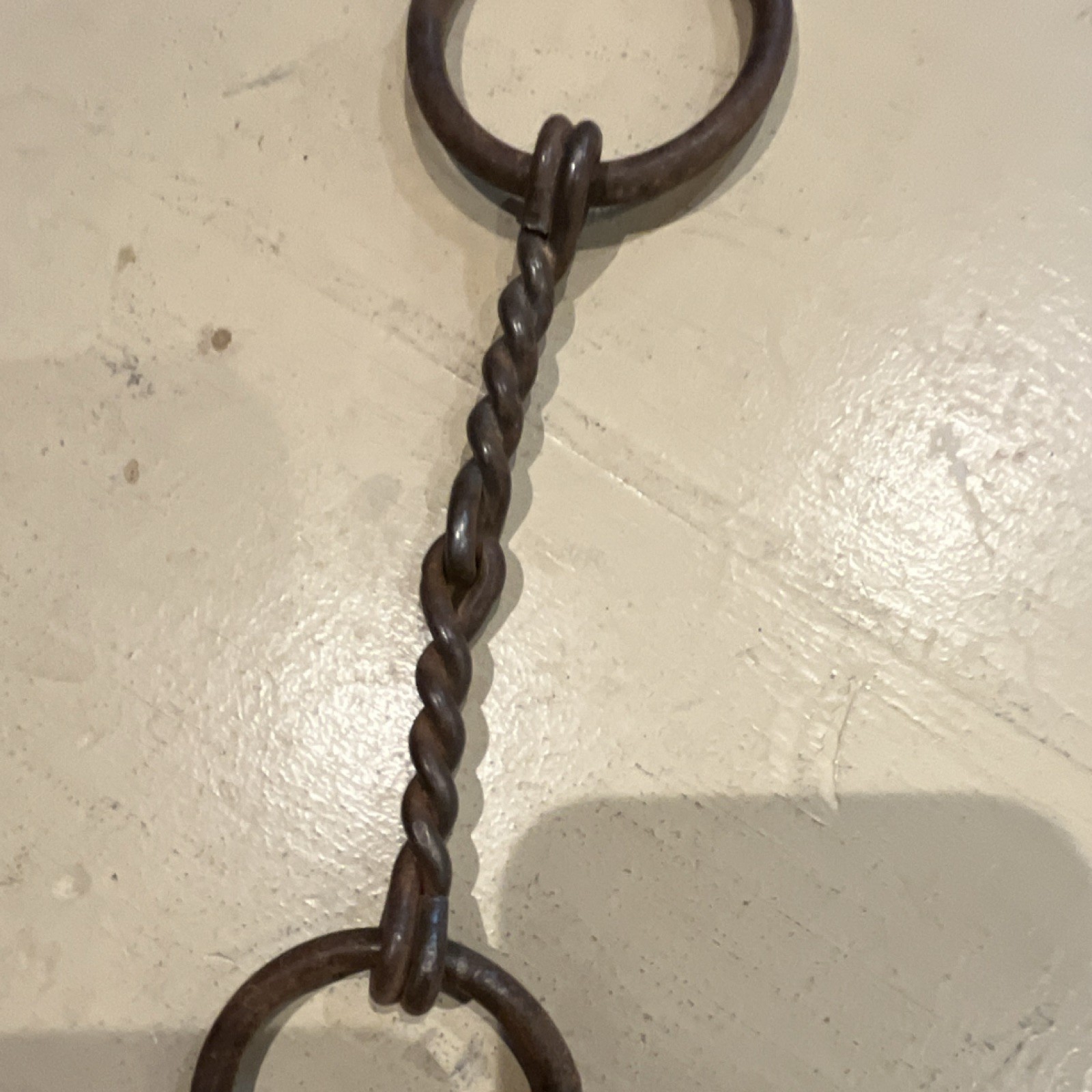 Twisted Wire Loose Ring Snaffle Horse Bit with Large Round Rings Pony bit