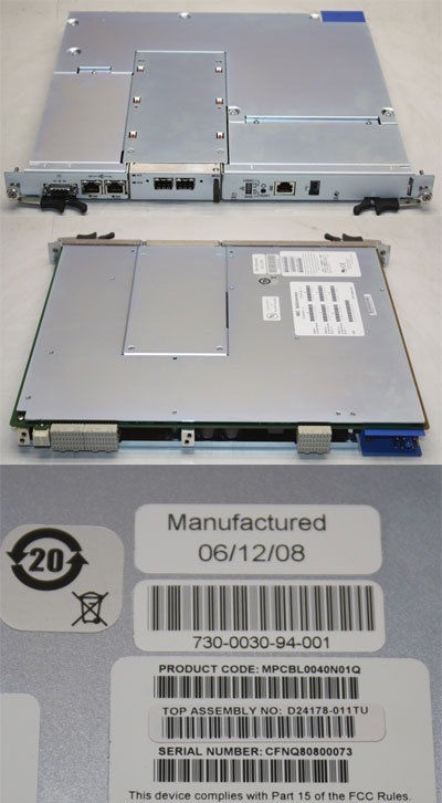 ADVANCEDTCA CPU CARD D24178 MODEL MPCBL0040N01Q SUN DAMASCUAS 730-0030-94-001