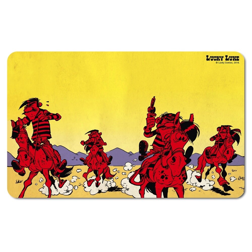 Logoshirt® Lucky Luke Breakfast Board 23x14cm (The Daltons on Attack)
