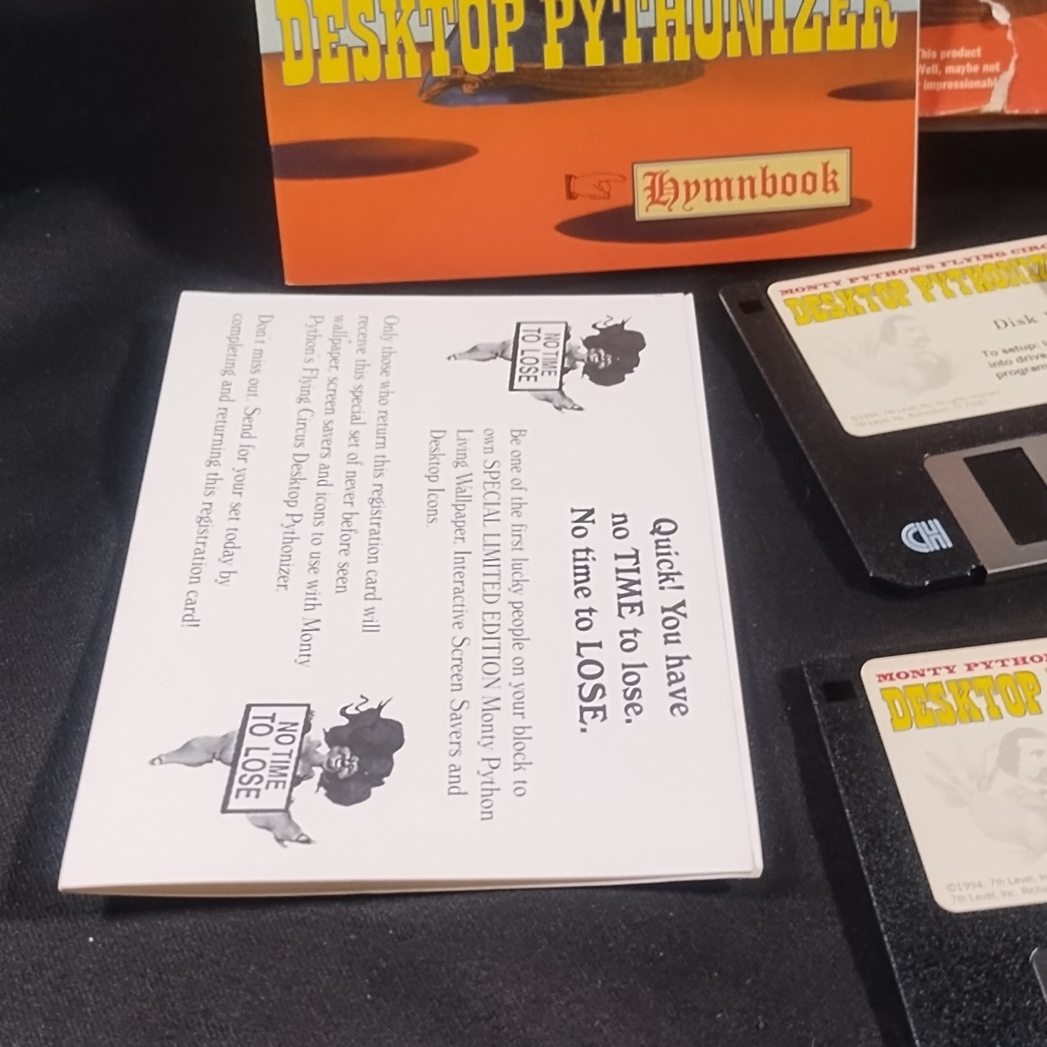 7th Level Monty Python's Flying Circus Desktop Pythonizer 3.5" Floppy Windows