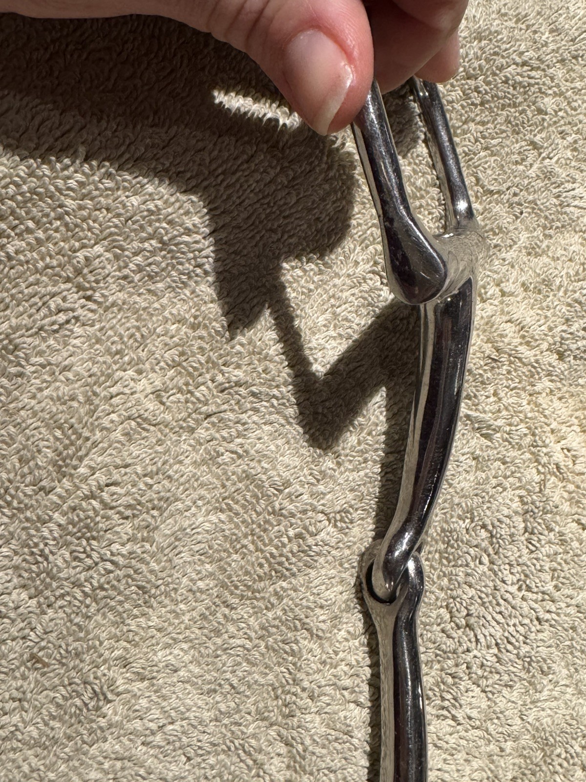 Korsteel Stainless Steel Jointed D-Ring Snaffle