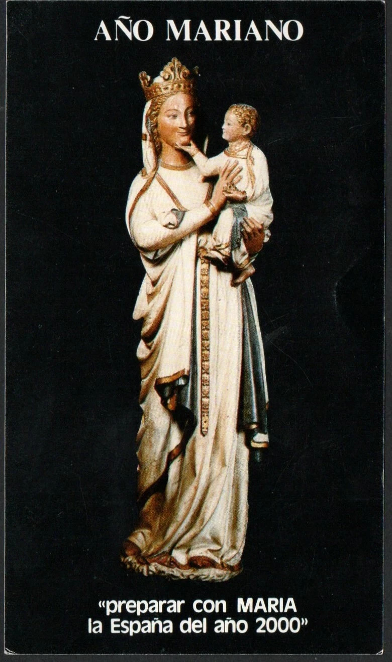 Holy card de la Virgin santino image pieuses estampa