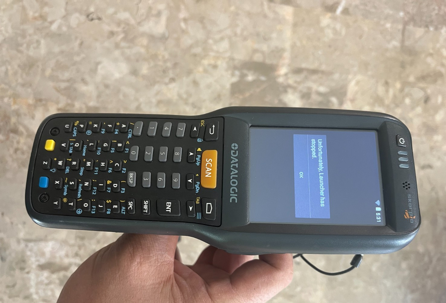 Datalogic Skorpio X4 3862E-SX4W Barcode Scanner Mobile Computer