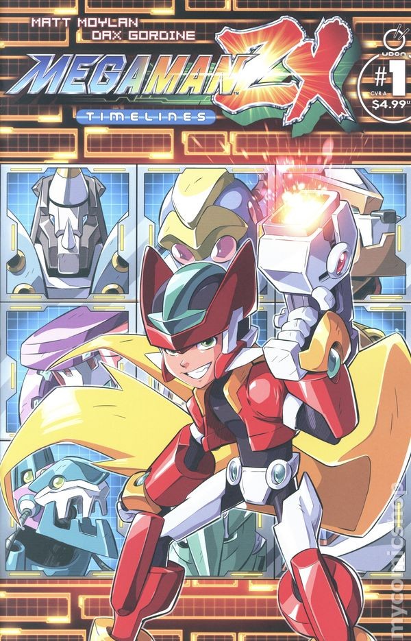Mega Man ZX Timelines 1A NM 2025 Stock Image