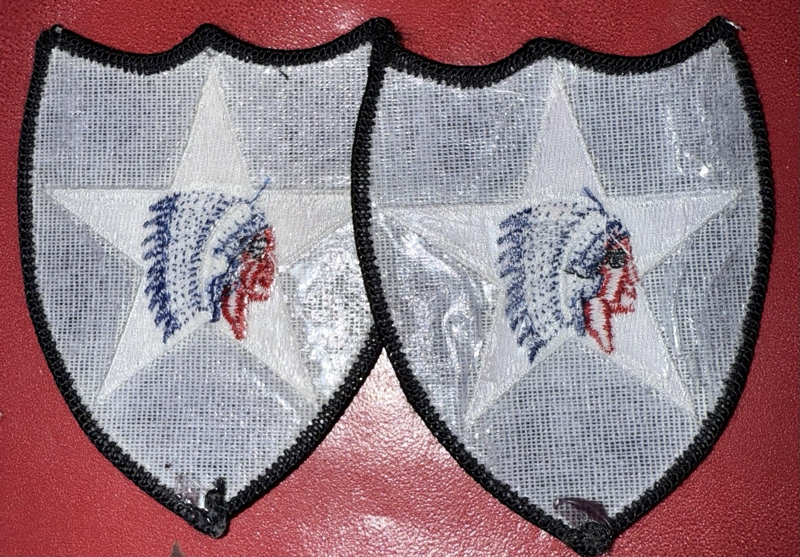 1980s - GWOT 2nd Infantry Division Small Variant SSI Patch (AP)