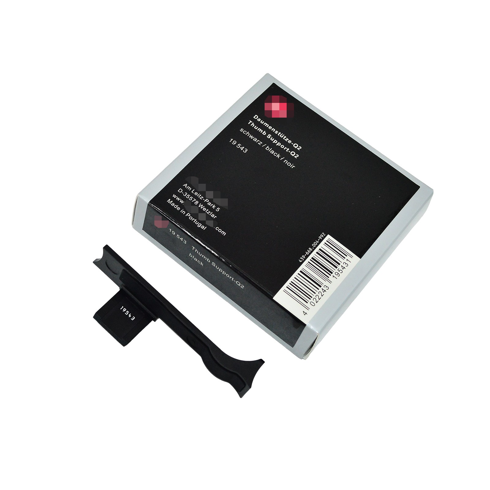 For Leica Q2 Thumb Support – Black (Model 19543)