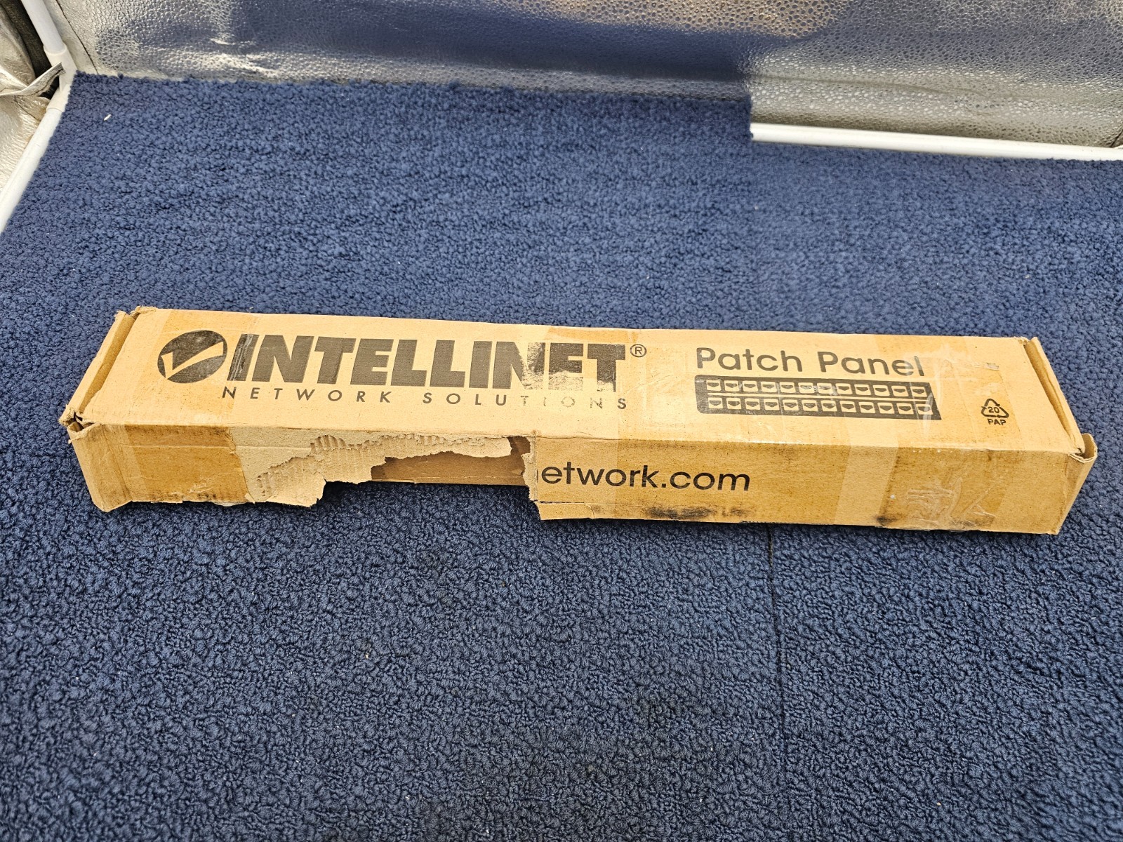 Intellinet IPP-19C624-1U 24-Port Cat6 Patch Panel, UTP Black