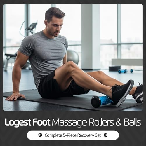 Logest Foot Massage Rollers and Balls for Trigger Point Therapy