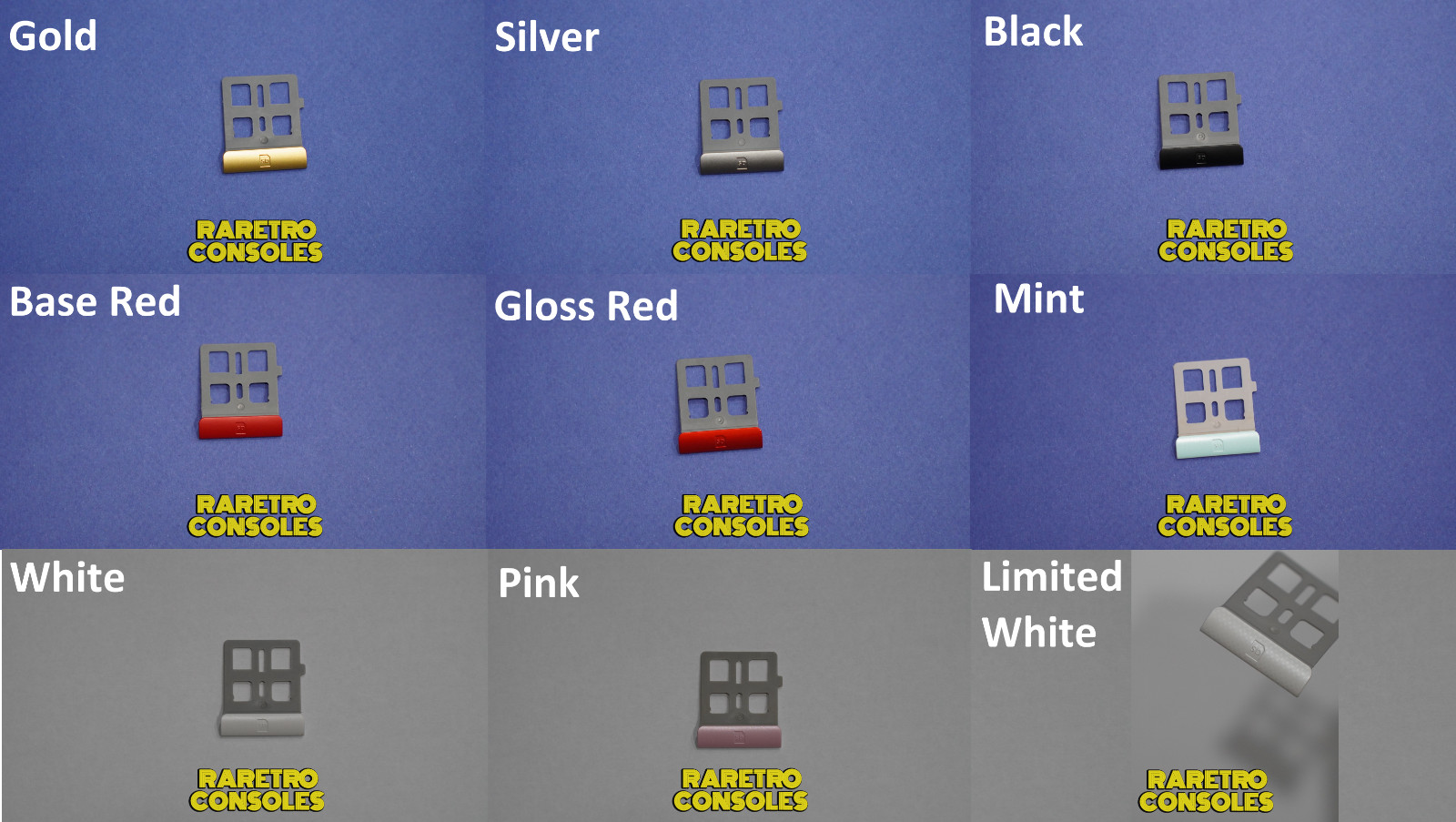 OEM SD Card Slot Cover for 3DS XL - 9 Color Options! 3DS XL SD Cover |USA Seller