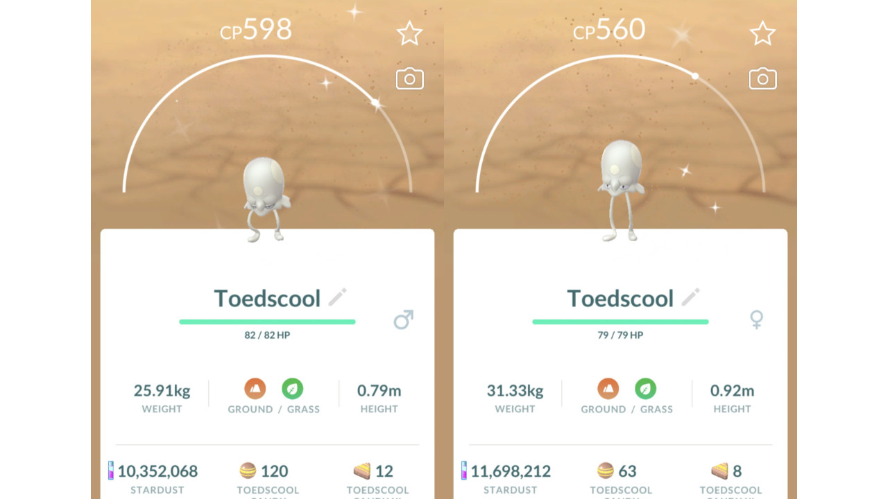 🐙Shiny Toedscool (Dazzling Tentagra) Pokemon GO🐙 Exchange or PTC
