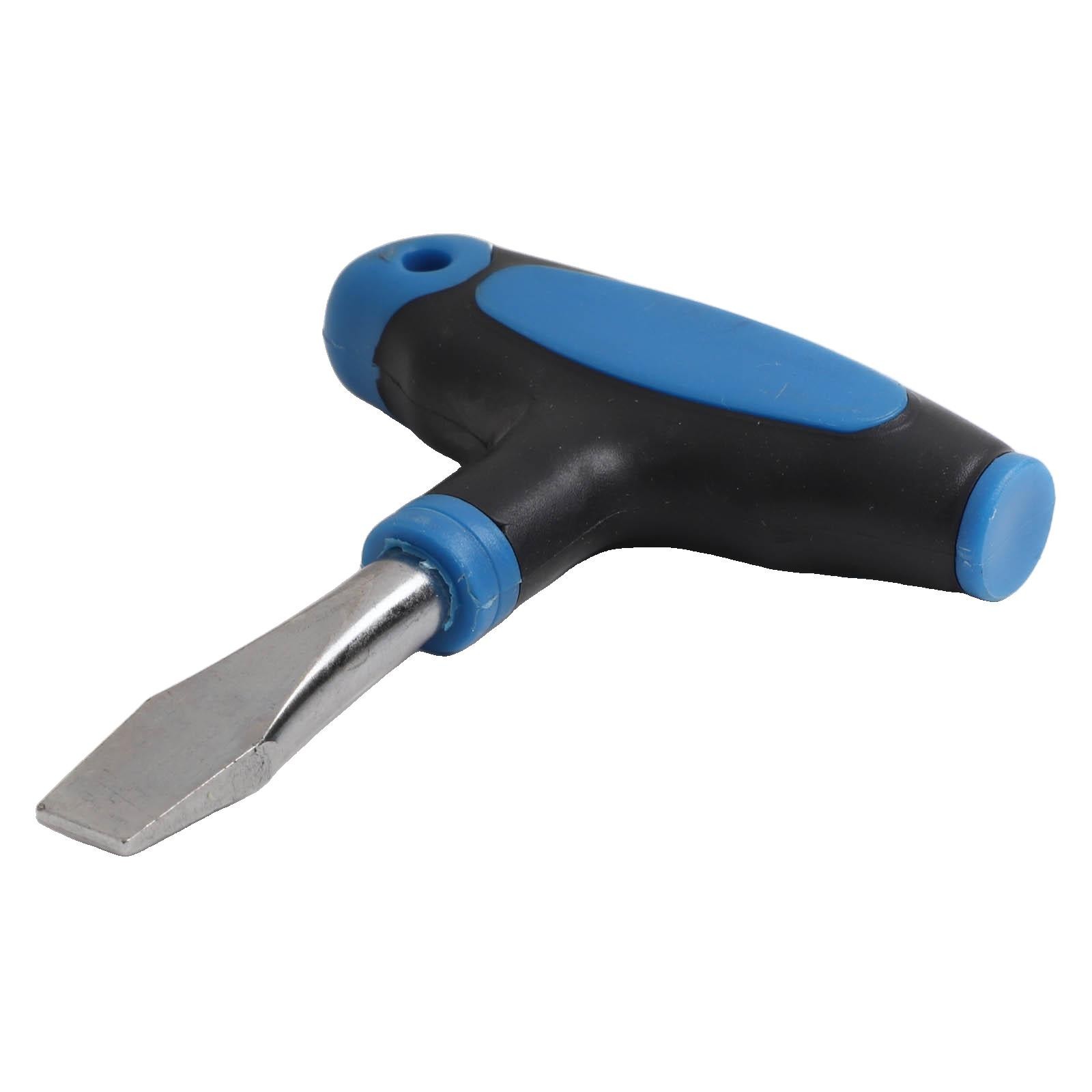 Flat Head Screwdriver With Comfortable Grip For Quick Release Applications