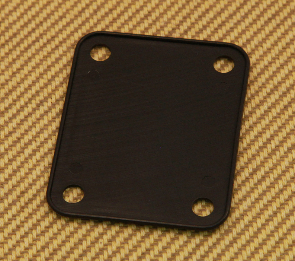 AP-0604-023 Black Plastic Neck Plate Cushion for 4-bolt Fender® Strat/Tele Bass