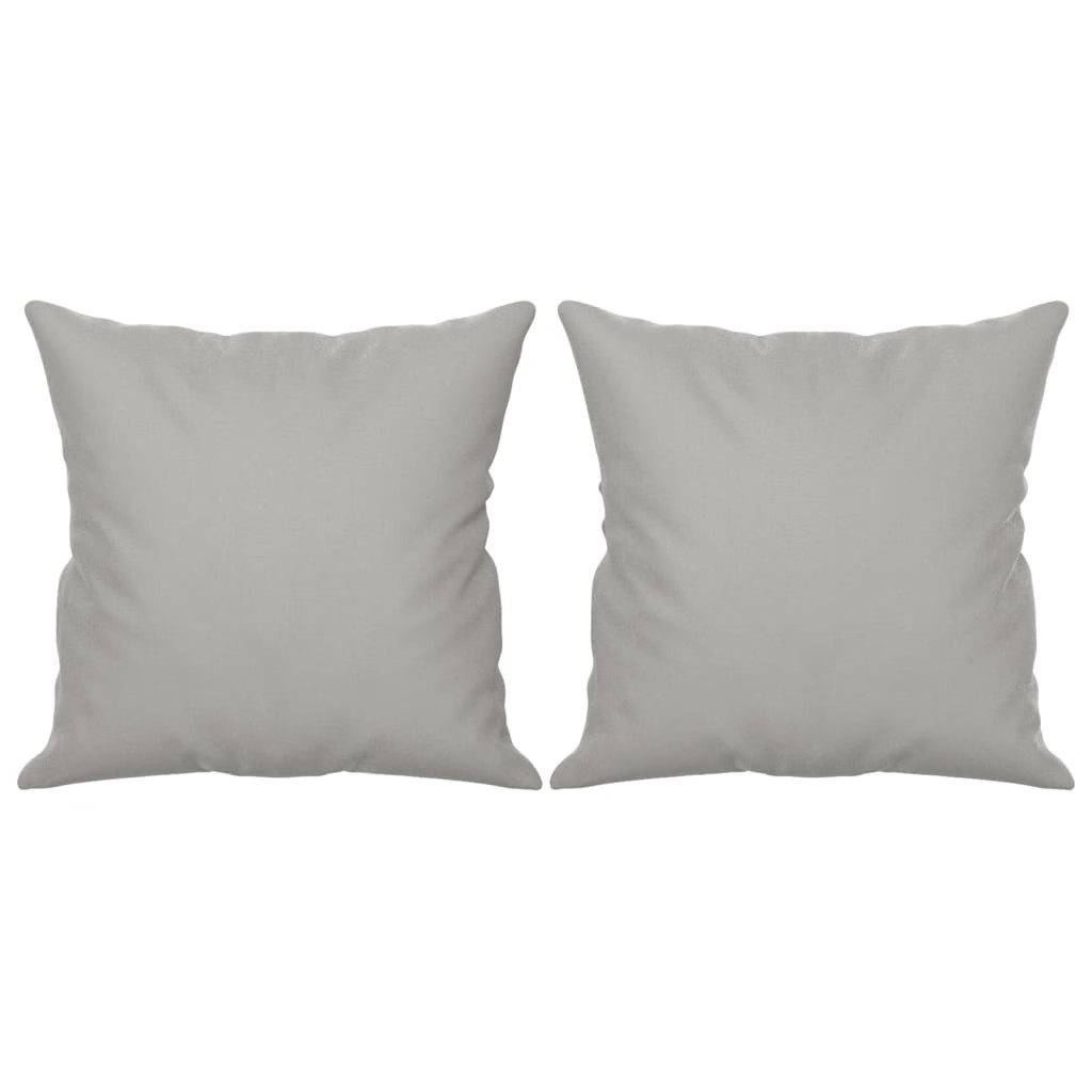 2-seater Sofa Light grey Microfiber, Metal, Textilene 2-seater