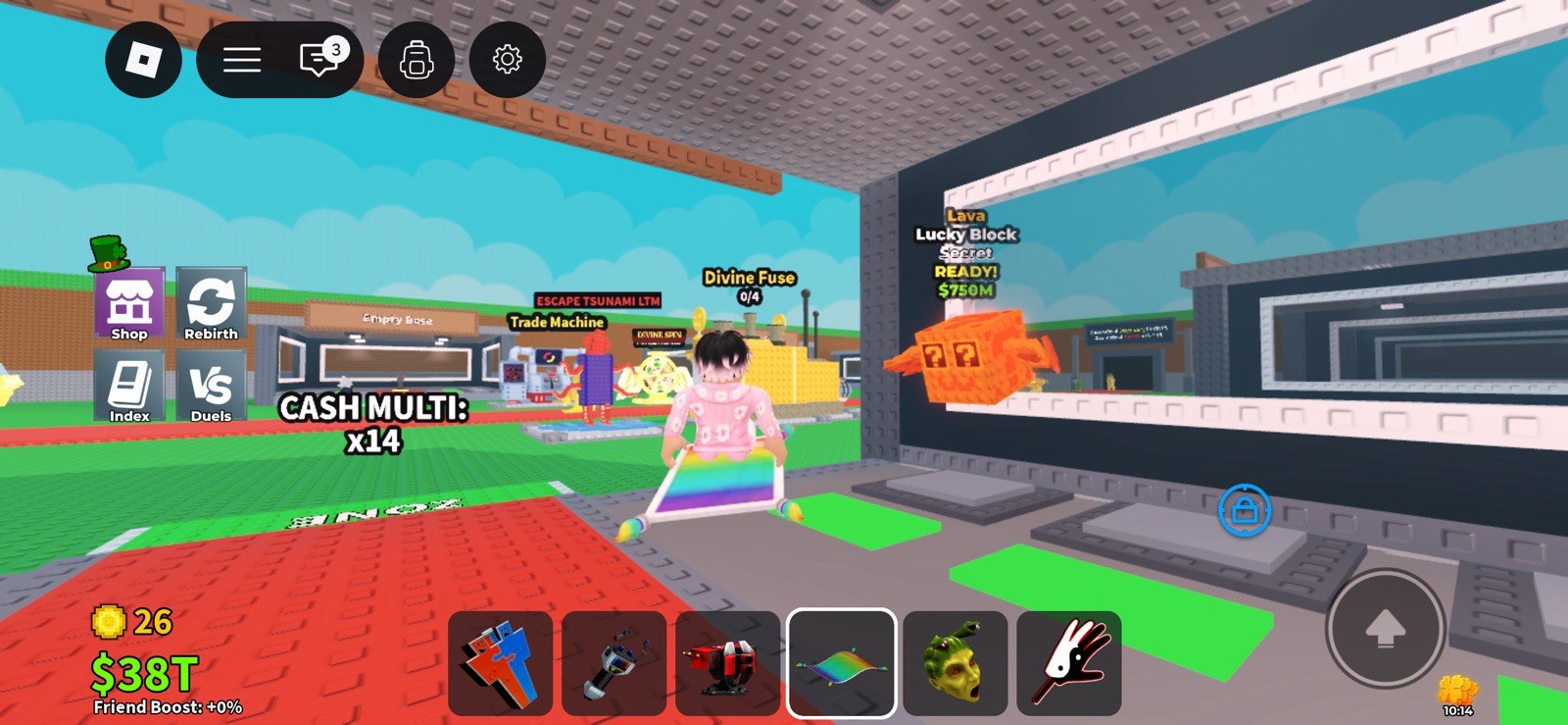 Lava Lucky Block