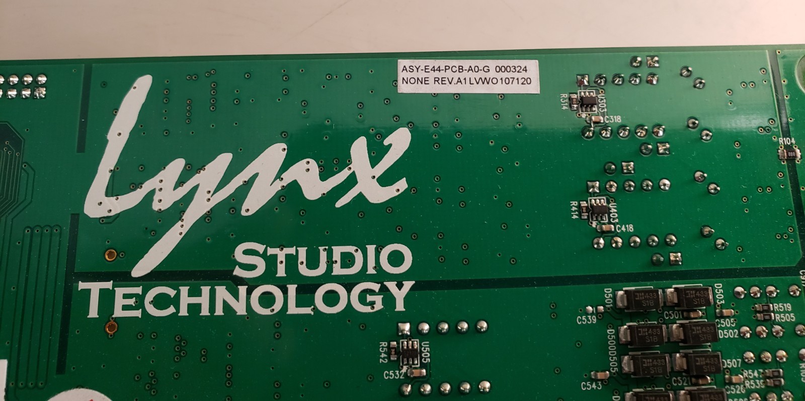 Lynx E44 ASSY-E44-PCB-A0-G PCIe Audio Interface Card Digital-to-Analog Converter