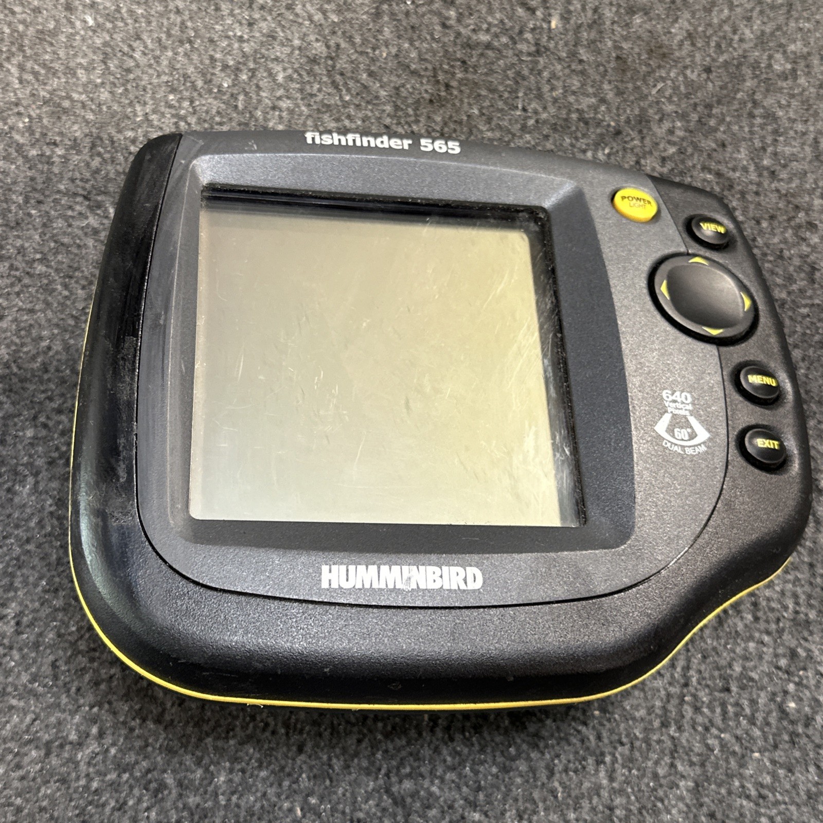 Humminbird 565 Depth & Fish Finder Working Head Unit Only TESTED!