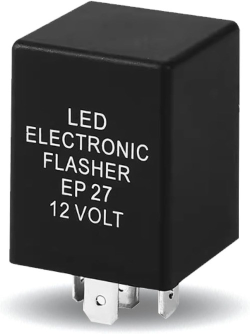 EP27 LED Flasher Relay, 5 Pin Relay for LED Turn Signal, Electronic Indicator fo