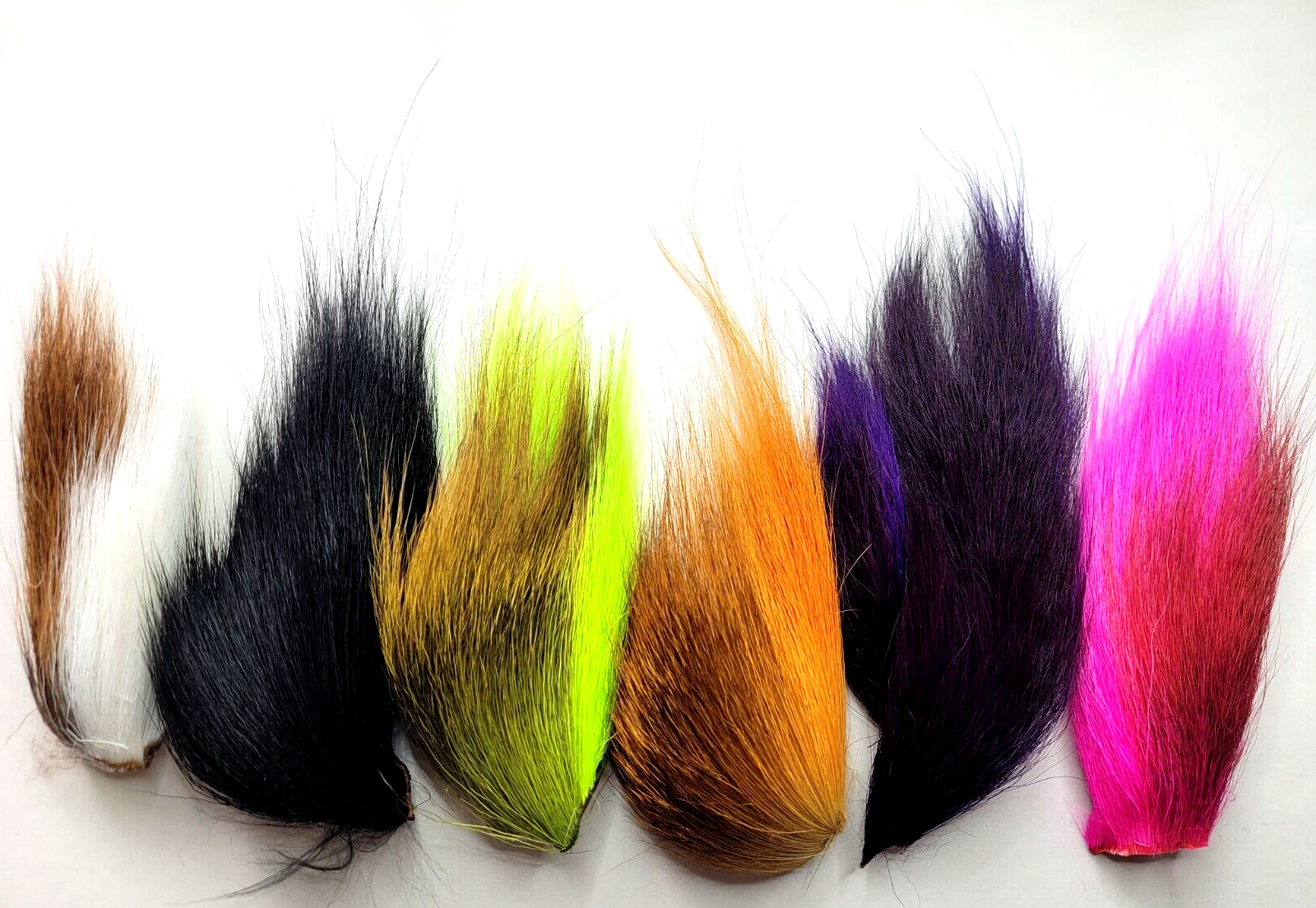 BUCKTAIL COMBO PACK - 6 COLORS - CUSTOM COMBOS - Fly Tying Material - Jig - NEW!