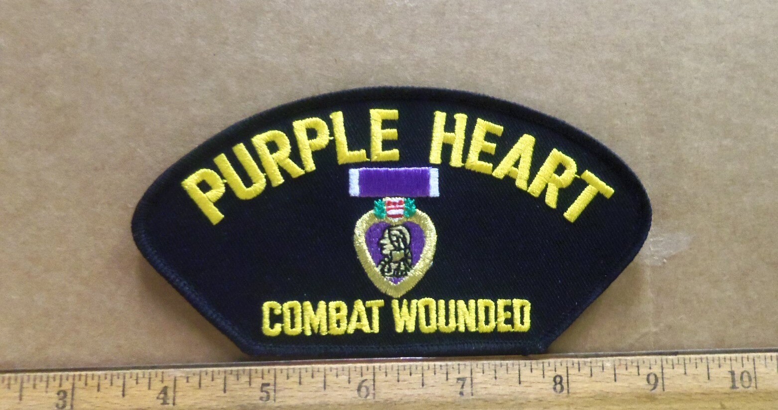 Purple Heart - Combat Wounded Embroidered Patch